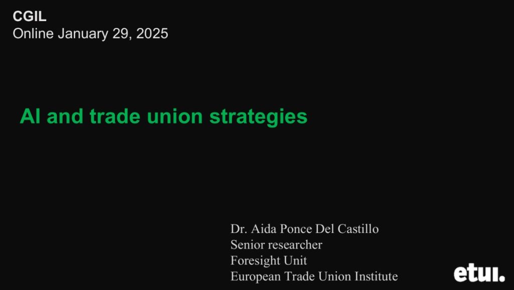 Portfolio ai and trade union strategies